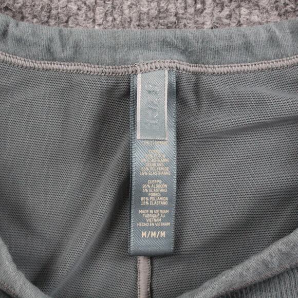 Skims Romper Womens Medium Cotton Rib One Piece Blue Comfort Minimalist Chic - Picture 4 of 9